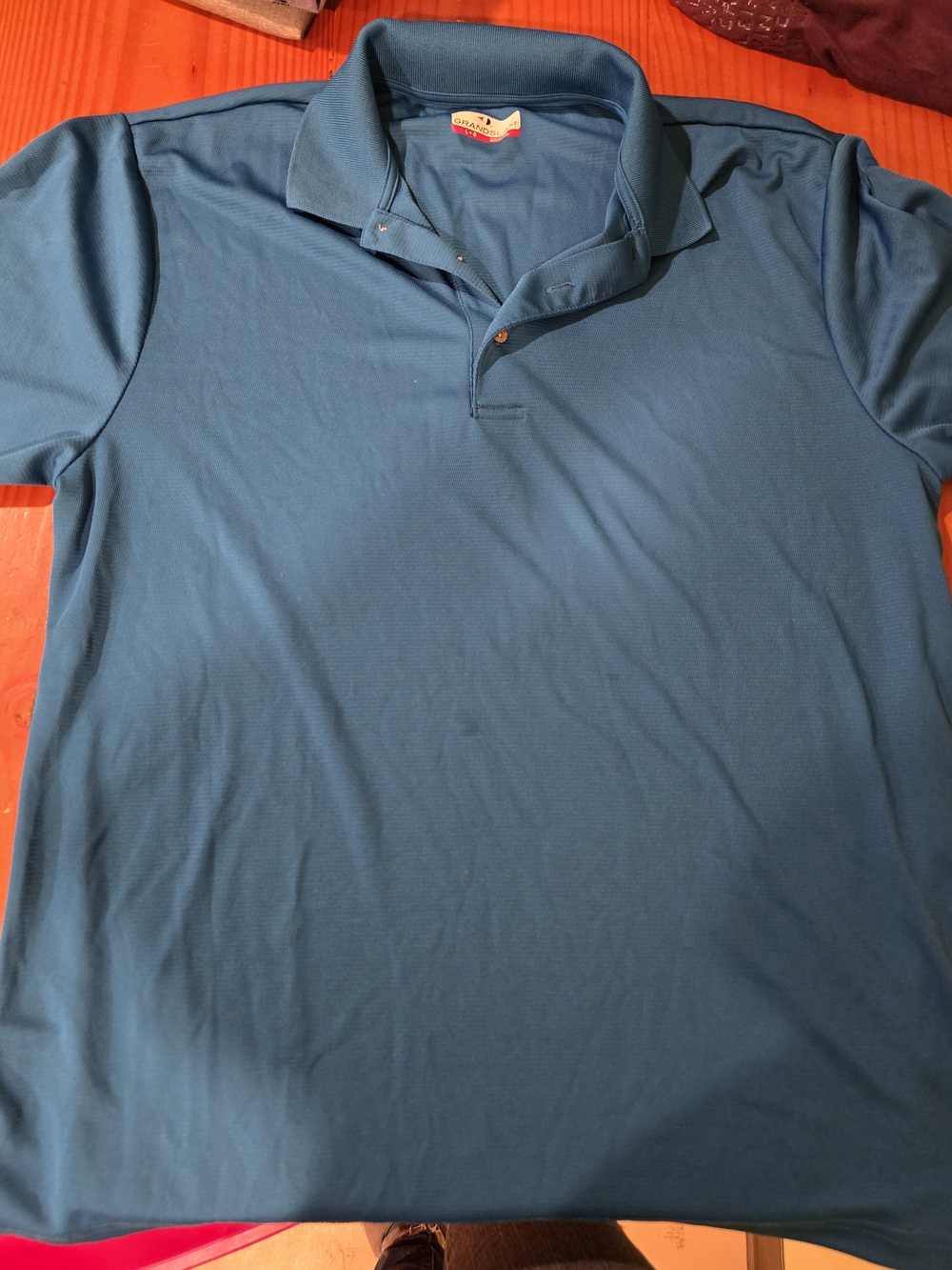 Men's Teal Performance Polo Shirt